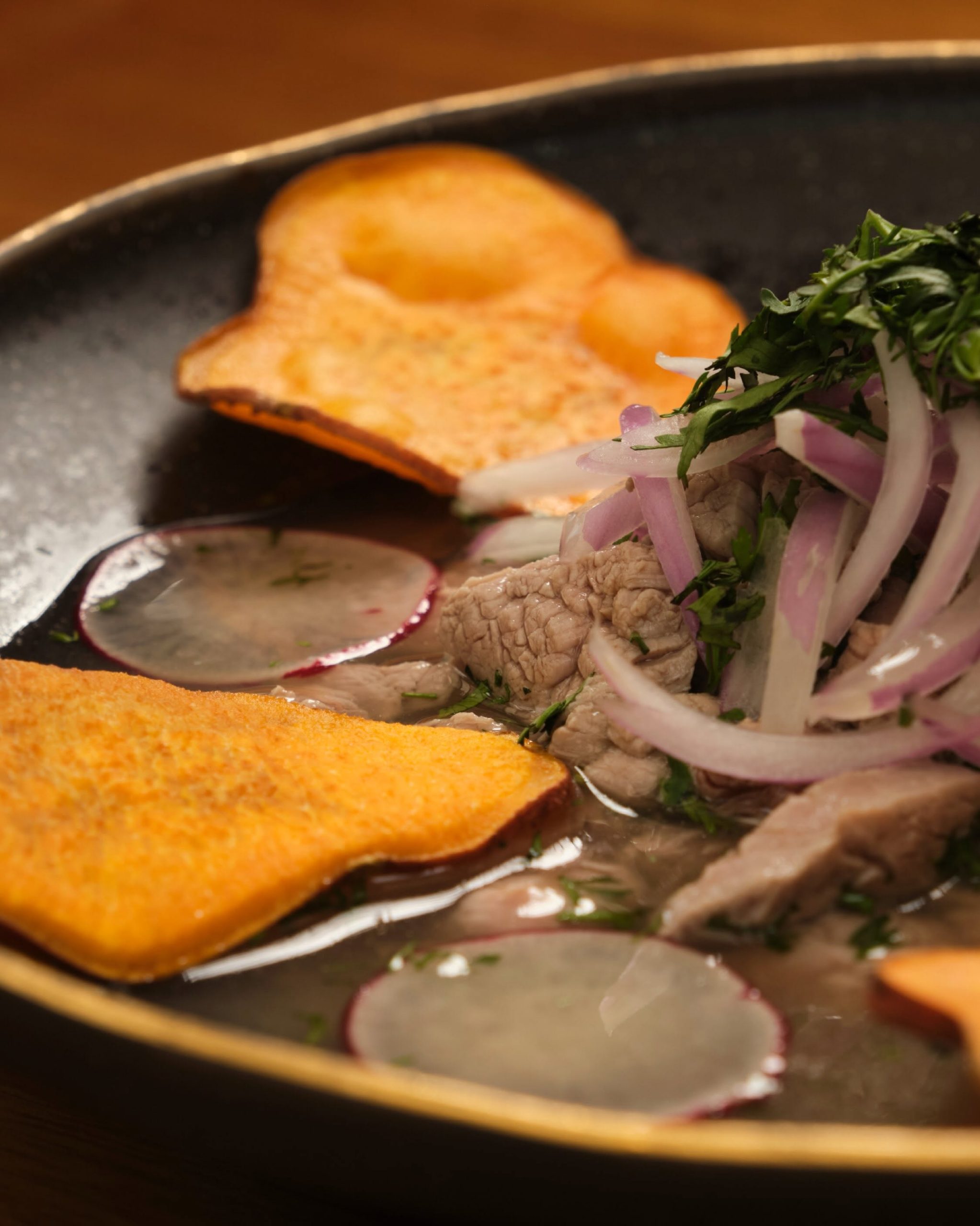 Ceviche de carne macareño - Morelia Parrilla Loja